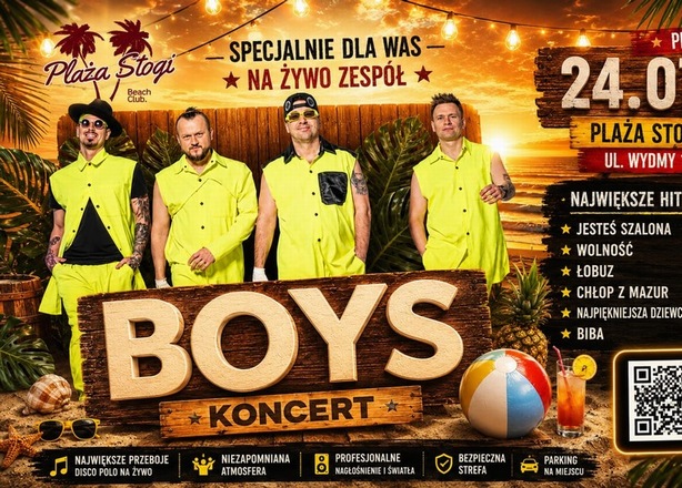 Bilety na Koncert zespół Boys